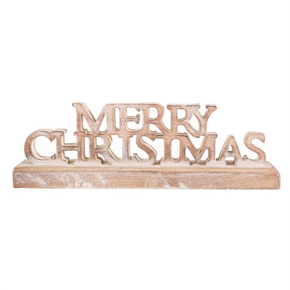 Merry Christmas Wooden Sign