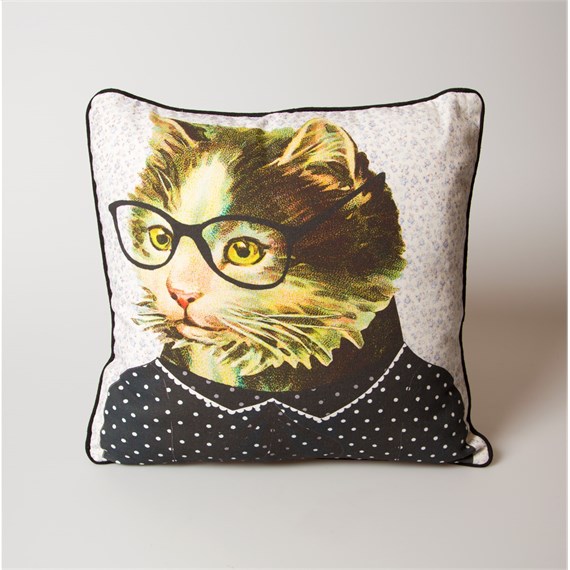Darlene Cat Dress Up Cushion with Inner