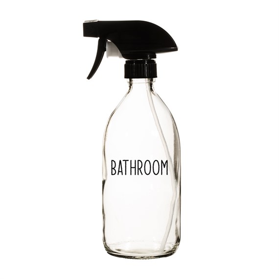 Bathroom Refillable Bottle with Spray