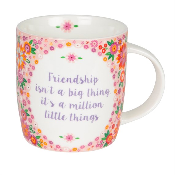 Friendship is a Million Flower Pop Mug