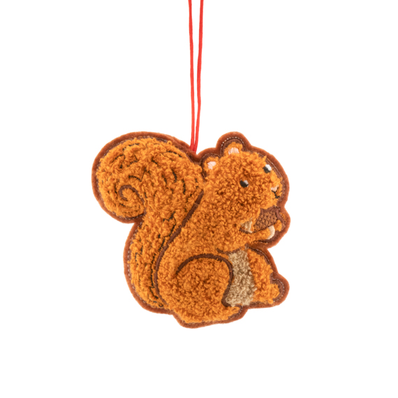 Squirrel Boucle Decoration
