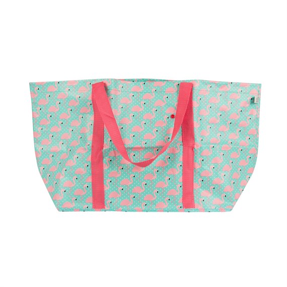 Tropical Summer Flamingo Shopper Bag