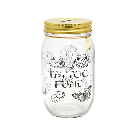 Tattoo Fund Money Jar