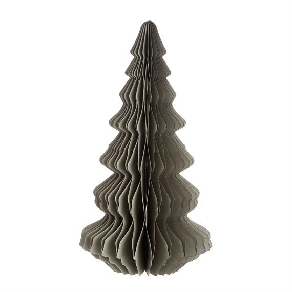 Large Grey Honeycomb Tree Paper Decoration