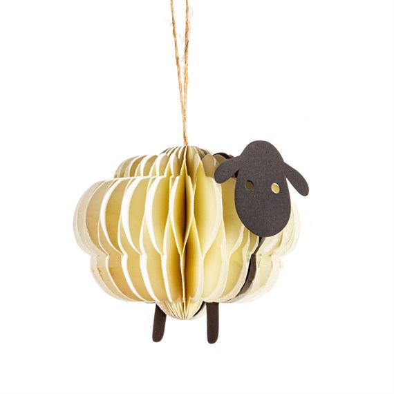 Sheep Honeycomb Paper Hanging Decoration