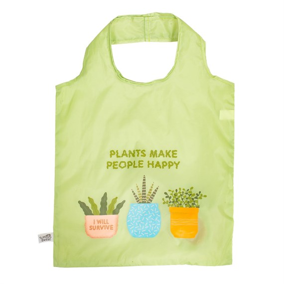 Plants Are My Friends Foldable Shopping Bag