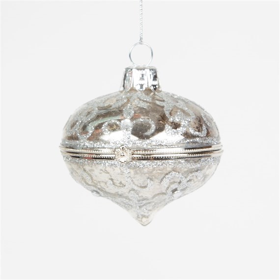 Imperial Oval Shaped Bauble Silver