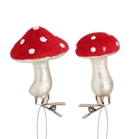 Mushroom Decorative Clips - Assorted