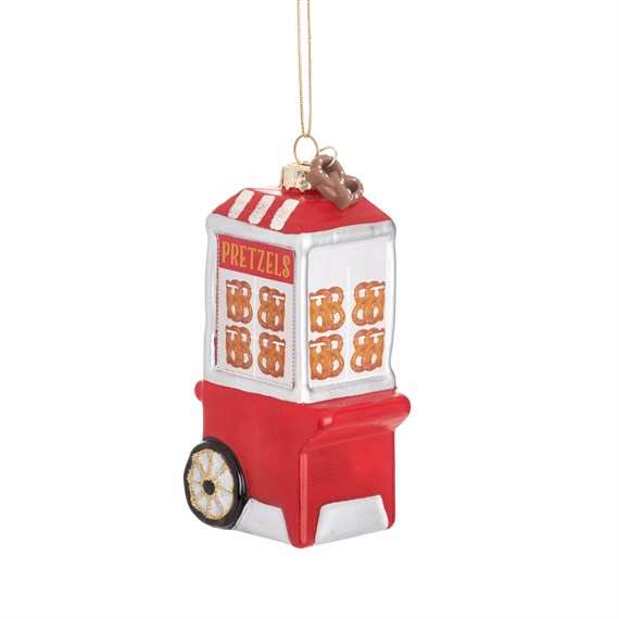 Pretzel Stand Shaped Bauble