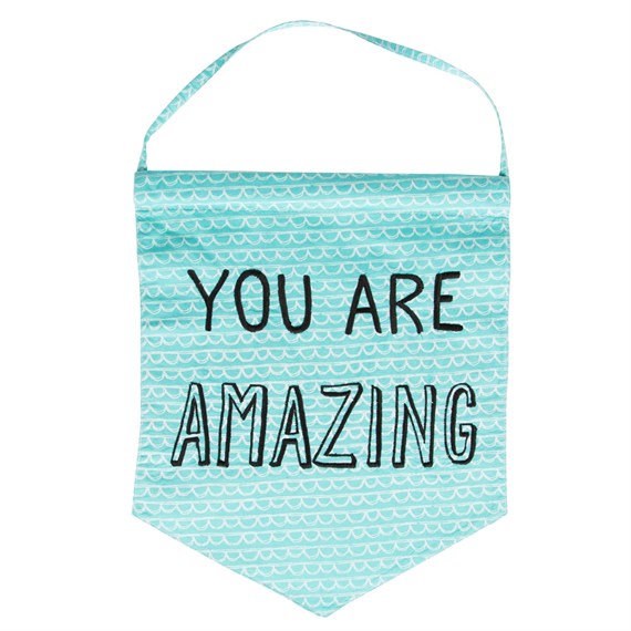 You Are Amazing Pastel Message Flag