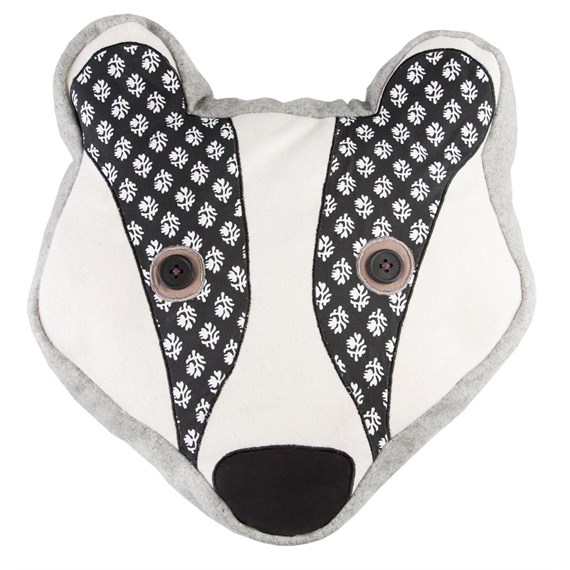 Fletcher the Badger Cushion with Inner