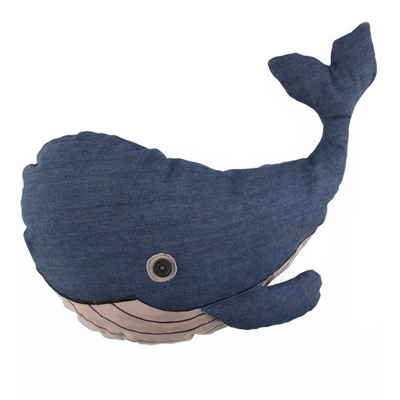Blue Whale Decorative Cushion