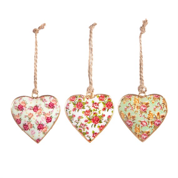 Floral Hearts Small  Assorted