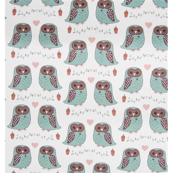 Forest Owl Wrapping Paper