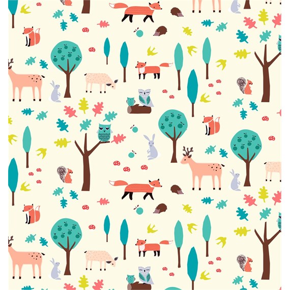 Whimsical Woodland Wrapping Paper