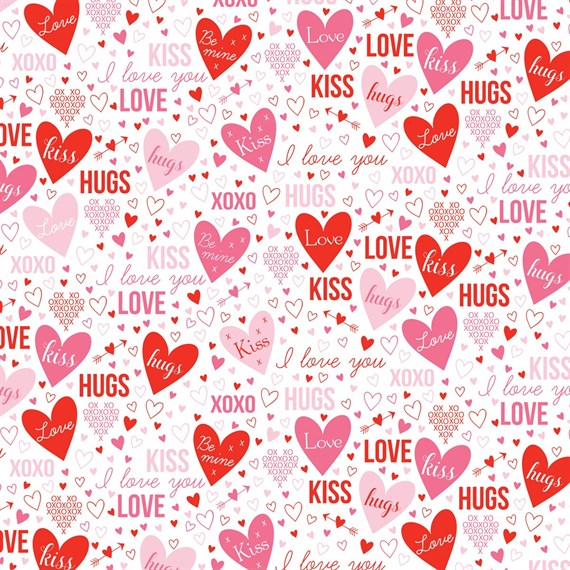 Be My Valentine Wrapping Paper