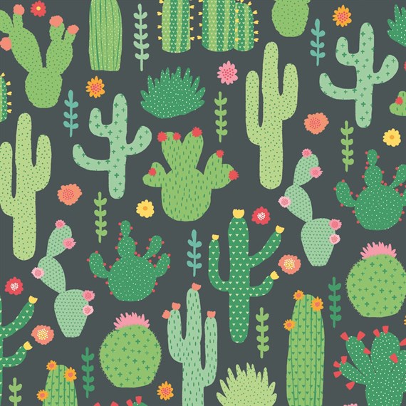 Colourful Cactus Wrapping Paper