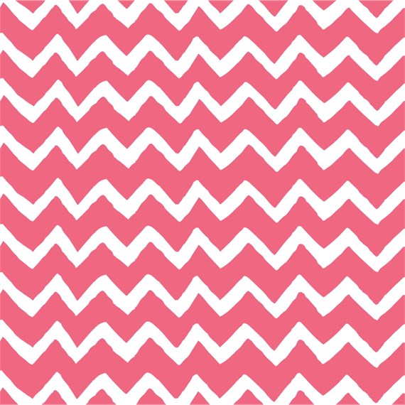 Chevron Coral Pink Wrapping Paper