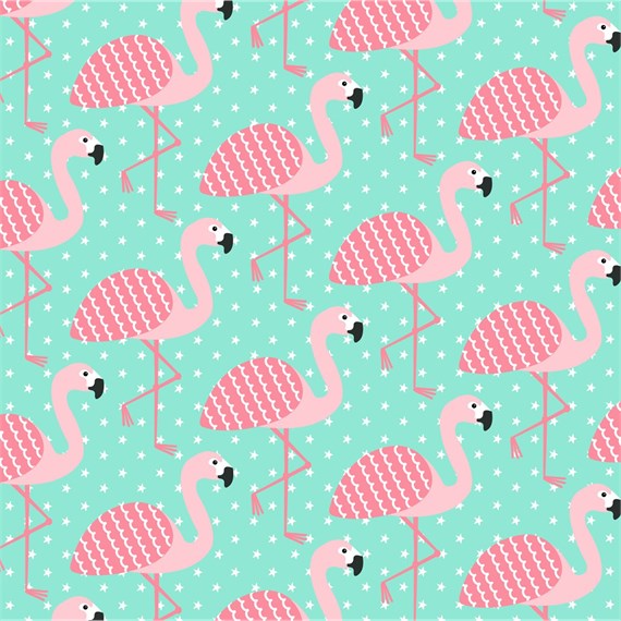 Tropical Flamingo Wrapping Paper