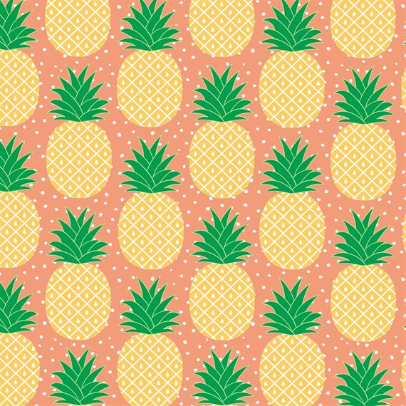 Tropical Pineapple Wrapping Paper