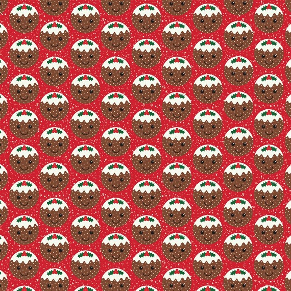Christmas Pudding Wrapping Paper