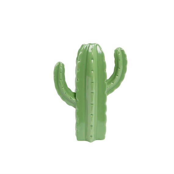 Cactus Shaped Vase Green