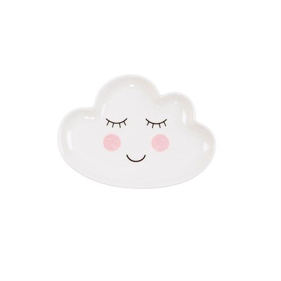 Sweet Dreams Cloud Plate White