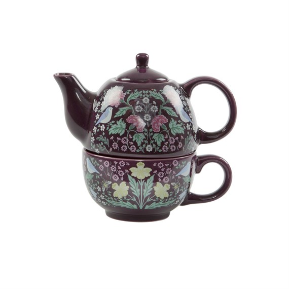 Midnight Garden Teapot For One