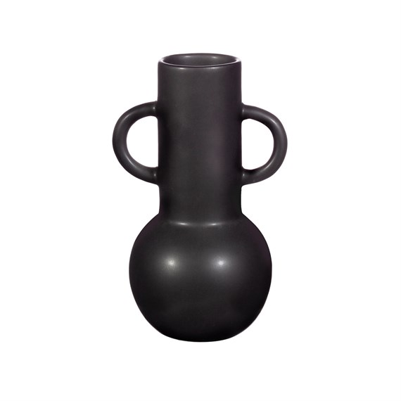 Large Amphora Vase Black