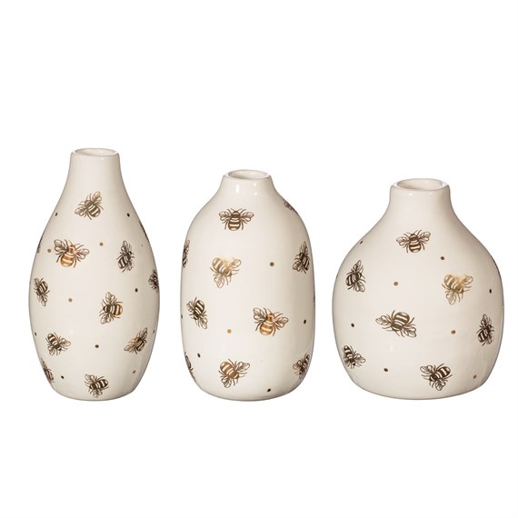 Queen Bee Vases - Set of 3