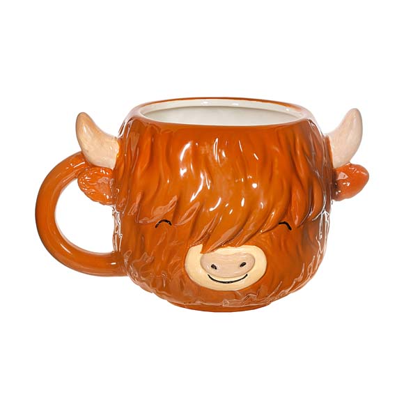 Highland Cow Shaped Mug