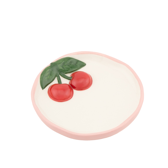 Handpainted Cherry Trinket Dish
