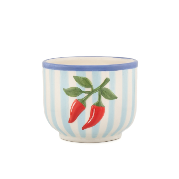 Handpainted Chilli Pepper Planter