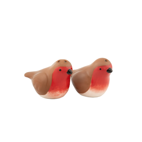 Robin Salt & Pepper Shakers