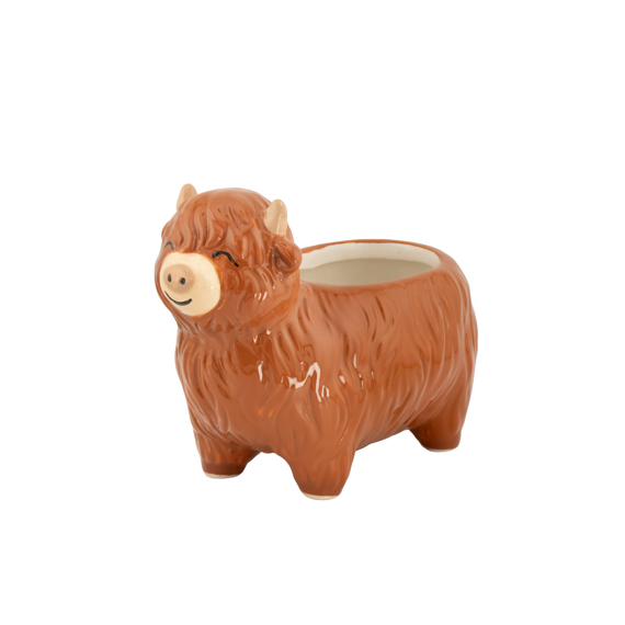 Highland Cow Shaped Trinket Dish