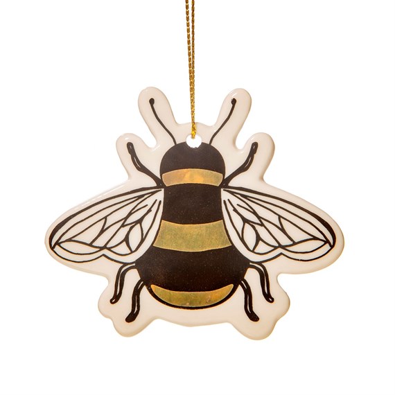 Shaped Bee Ceramic Decoration