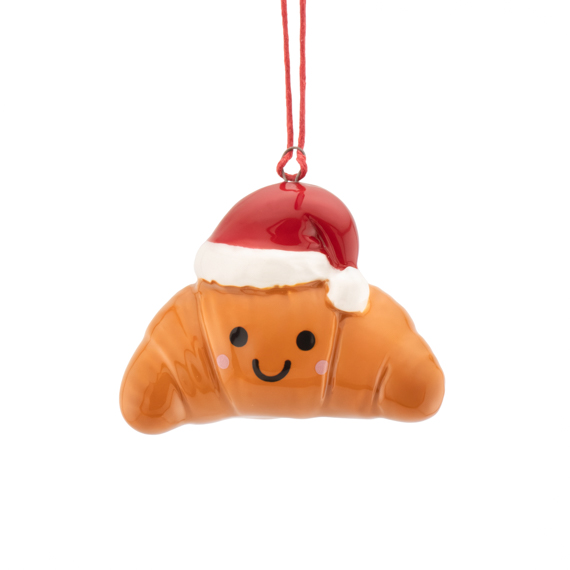 Croissant Shaped Ceramic Decoration