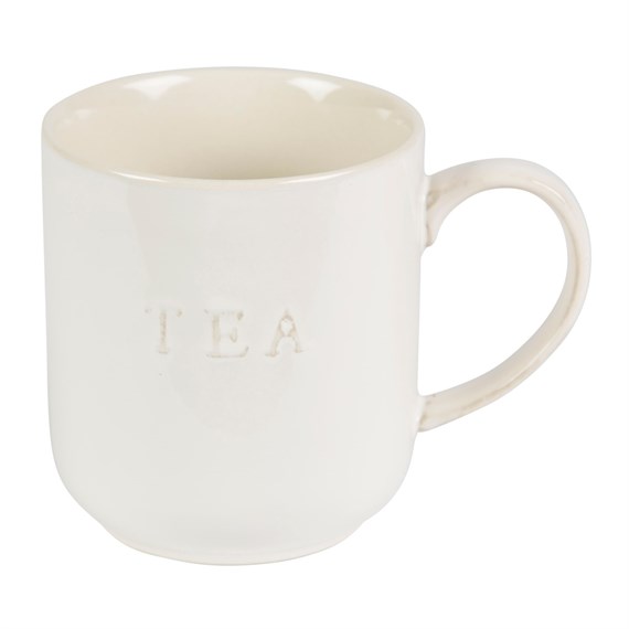Simple Ceramics White Medium Mug Tea
