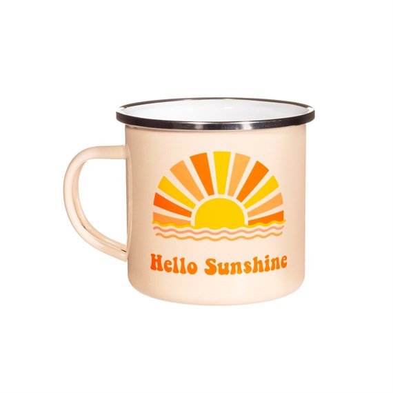 Hello Sunshine Enamel Mug