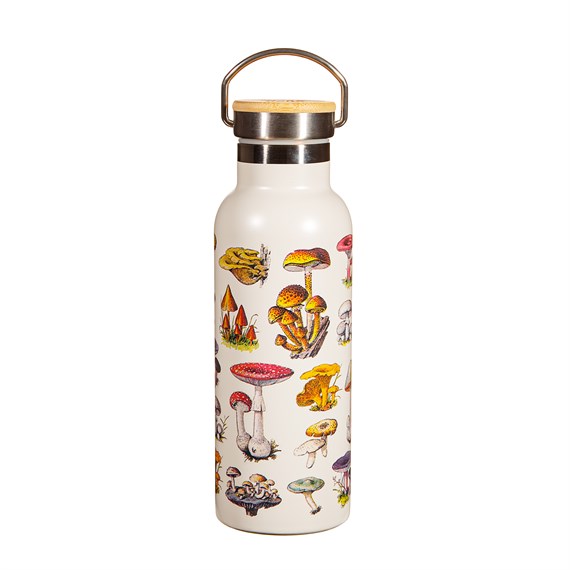 Vintage Mushroom Metal Water Bottle