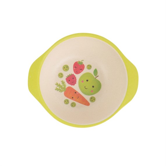 Happy Fruit & Veg Bamboo Kids' Bowl