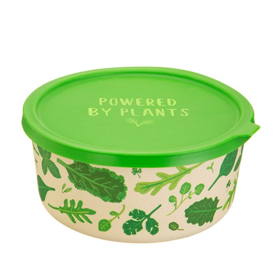 Powered By Plants Round Lunch Box