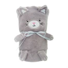 Kitty Cat Soft Fleece Baby Blanket