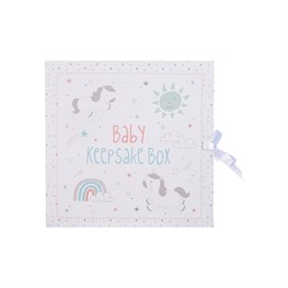 Baby Unicorn Keepsake Box with Drawers