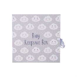 Baby Cloud Keepsake Box with Drawers