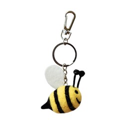 Bee Felt Keyring