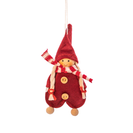 Gnome Girl Felt Decoration
