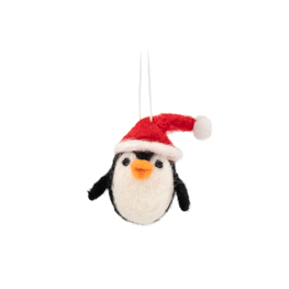 Mini Penguin Felt Decoration