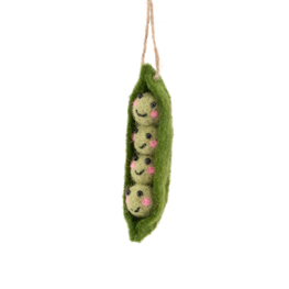 Peapod Felt Decoration