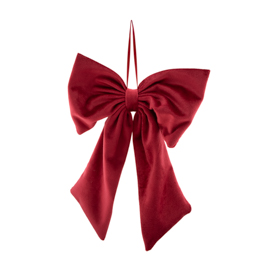 Big Bow Velvet Decoration
